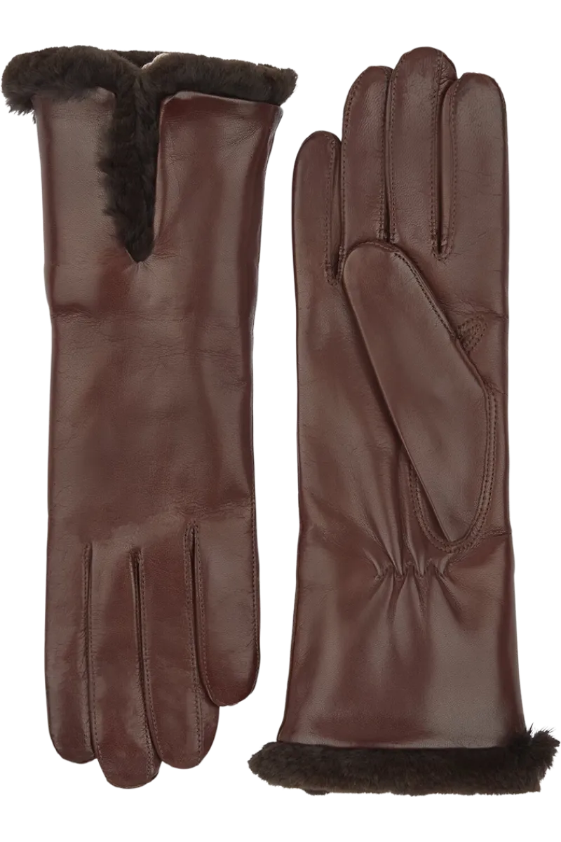 Best Women's Celine Orylag Leather Gloves Women Gloves|Rex Rabbit