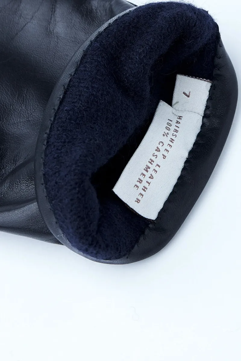 Online Women's Hairsheep Leather Pique 3 Btn Cashmere Lined Gloves Women Gloves|Lamb